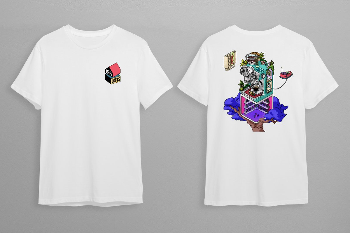 LofiLoftsNFT's tweet image. Art can be infused in almost anything and with that comes a lot of different possibilities! 🎨🌎

A few people have been asking us for merch. We want your honest opinion, would you cop that? 👕

#LofiLofts #GrowRoom #SushiCat