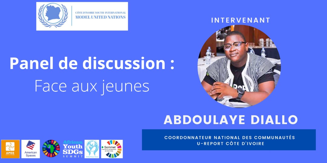 APEE_CI's tweet photo. Monsieur Diallo Abdoulaye,  Coordonnateur National des communautés U-Report Côte d’Ivoire sera avec nous le vendredi 28 octobre 2022 à l'université Félix Houphouët Boigny d’Abidjan Cocody. 
@UReport_CIV @ivroian @youthsdgssummit @SommetDe https://t.co/vnEk5g2sGS