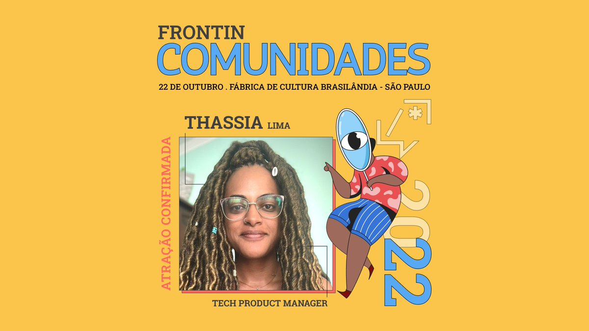 frontintech's tweet photo. 🚨ATRAÇÃO CONFIRMADA!
@devperdida estará no #frontincomunidades que acontecerá no dia 22 de Outubro, das 10:00 às 16:00, na Fábrica de Cultura Brasilândia em São Paulo. 🧵
👇
#frontin #bolhadev #eventostech #quebradev https://t.co/RRfkDoSuoI