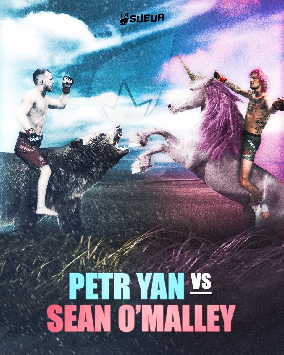 LaSueur_off's tweet photo. ❄️🐻 vs. 🌈🦄

#UFC280 https://t.co/cZjLcC2rrb