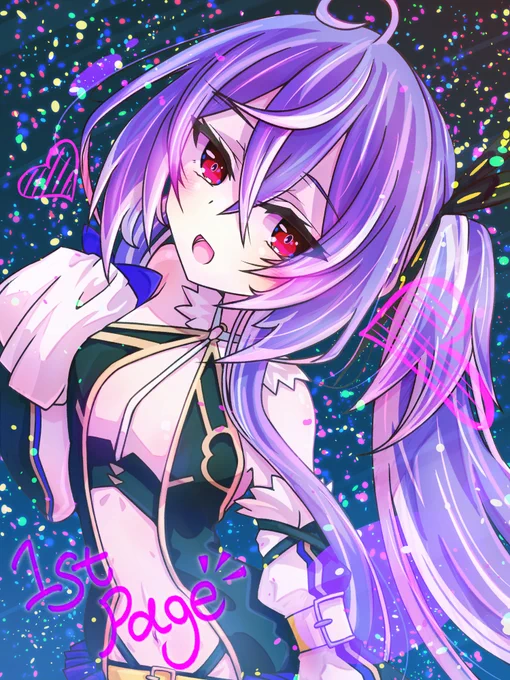 #絵描キキ キキ様、10/29(土)に控えた1stライブが楽しみになる3Dお披露目でしたね。見てない方はダンスシーンだけでも是非。そしてこれはライブのフラスタ用に仕上げたイラスト。みんな、サイズ520×840で若干余白も必要だから気をつけるんだぞ。僕はやらかした。 