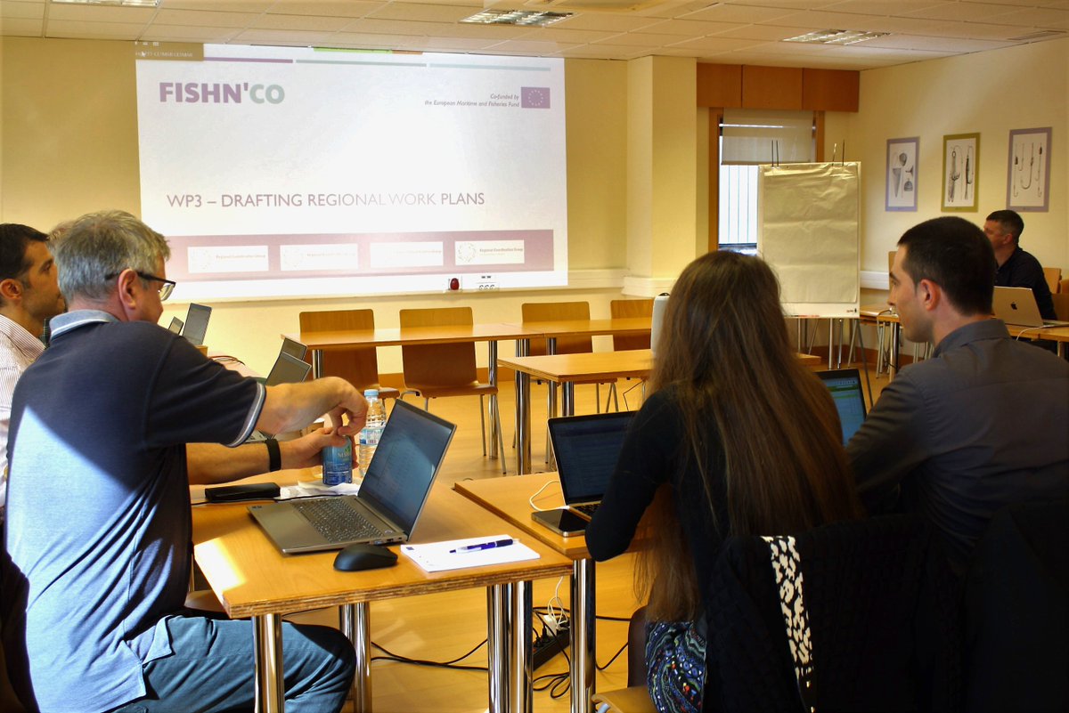 fisheriesRCG's tweet photo. First of three days of work to progress together at #FishnCo workshop!

Time to catch up on all our developments in regional coordination, which deserve to be part of an RWP.

#EU_DGMARE #FIsheriesDCF #EUMAP #FisheriesRCG #EMFF #DataCollection https://t.co/JVMVjG9vjq