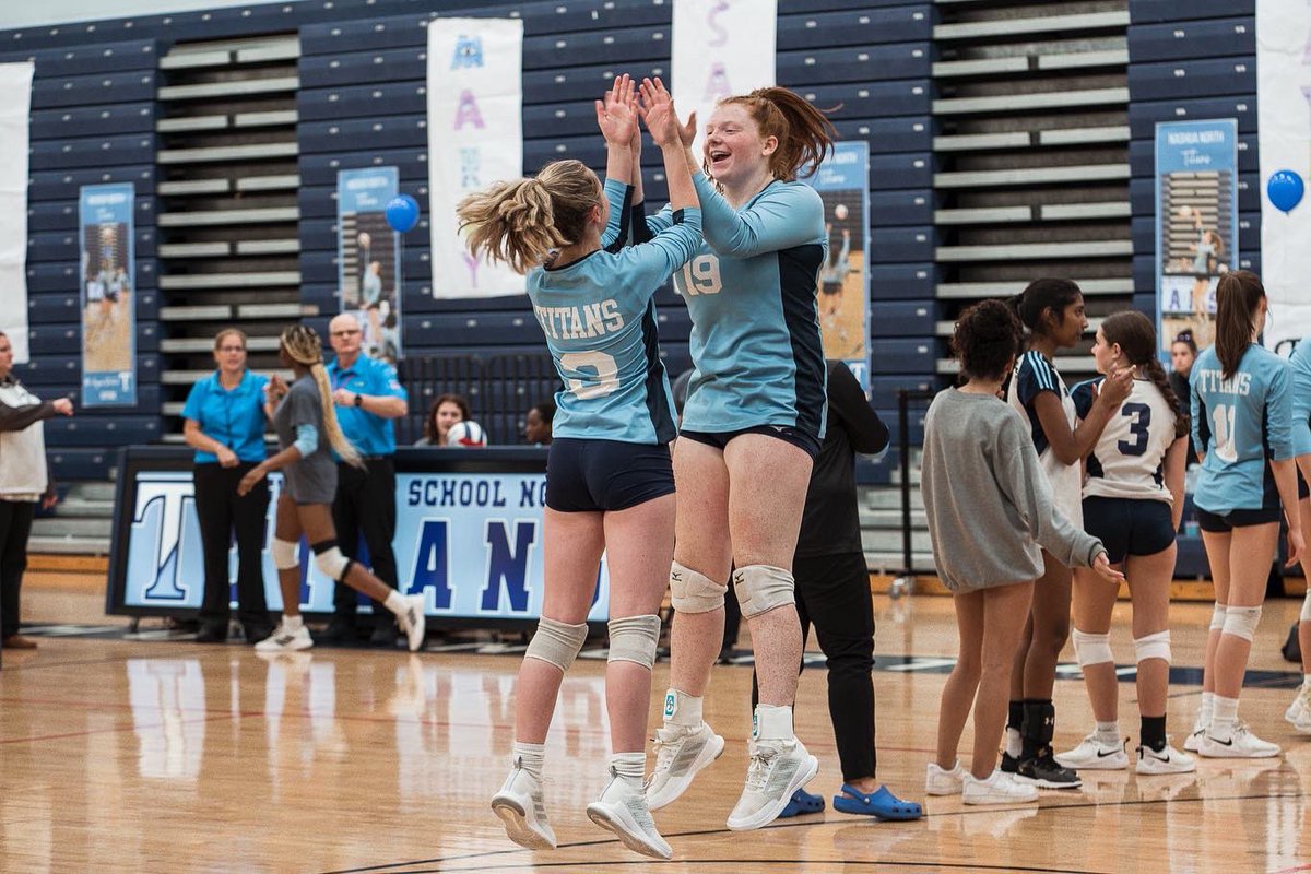 North Volleyball with the 3-0 win in last night's match against Merrimack on Senior Night 🏐

The Titans are now 13-4 for the season and sit at the #5 spot in the NHIAA Division 1 standings. The last game of the regular season will be held this Friday against #3 Hollis-Brookline.