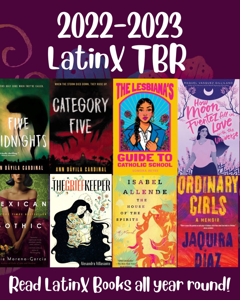 Tumasbooks's tweet photo. LatinX Heritage Month may have ended, but we should all strive to be reading LatinX Books all year round. Browse Tuma's Books, LatinX/Hispanic Authors &amp; Rep page and create your 2023 TBR. 

https://t.co/1znuc0Hjal

#LatinXHeritageMonth #ReadLatinx #LatinxAuthor #LatinxBooks https://t.co/vNs3qPEfms