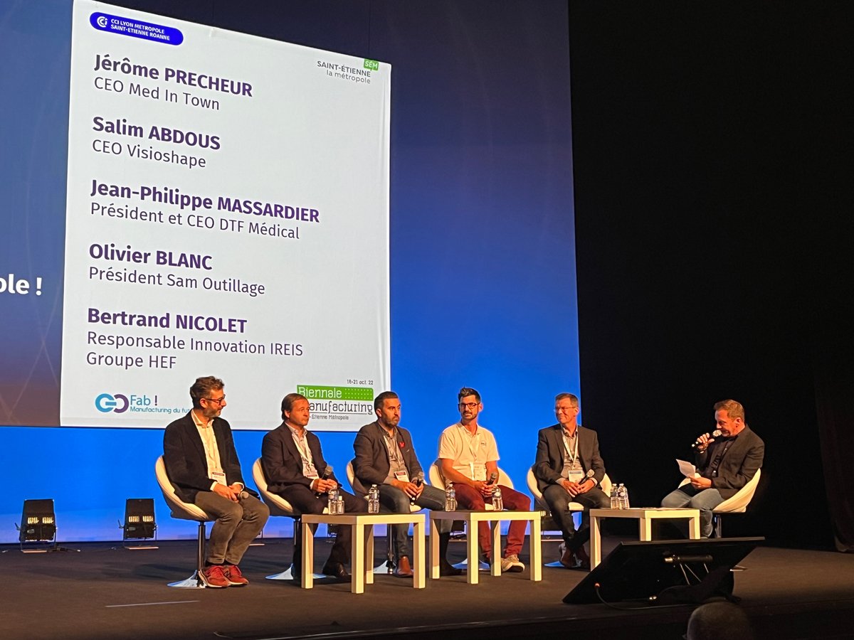 jacquesfayolle's tweet photo. L’industrie du futur @saint_etienne_ c’est maintenant.
Des belles entreprises, startup, PME, gd groupes
Bcp d’entre elles travaillent leurs innovations avec @MINES_StEtienne https://t.co/FDKLWeC69S