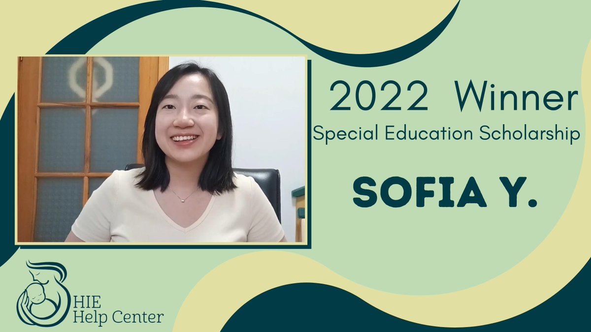 HIEHelpCenter's tweet image. We are excited to announce our 2022 HIE Help Center Scholarship Winners! Congratulations to our special educator scholarship recipient, Sofia Y. and our physical therapy scholarship recipient Marissa Gavioli. You can watch their winning videos here: hiehelpcenter.org/2022/10/18/hie…