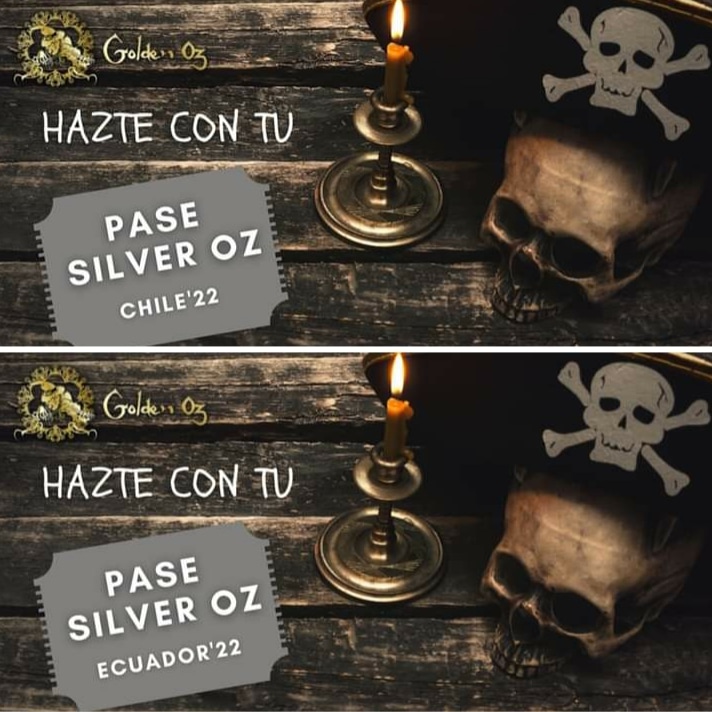 No te quedes sin tu PASE SILVER OZ para los momentos previos a los próximos conciertos de Mägo de Oz pertenecientes a la gira “Al Abordaje Tour 2022” que tendrán lugar en Chile y Ecuador.

Más información aquí: goldenoz.es/events