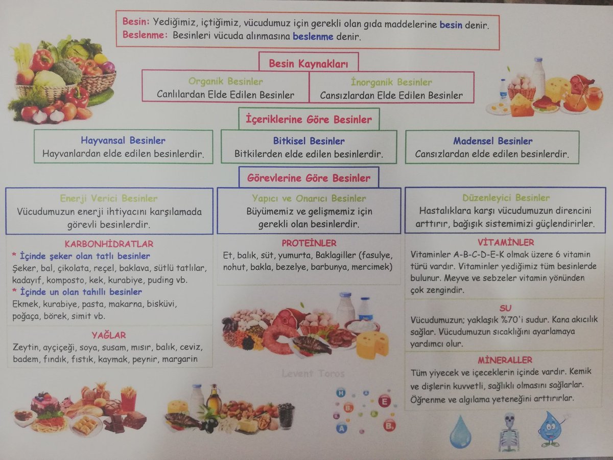 leetoros's tweet photo. 4. SINIF BESİNLERİMİZ... https://t.co/6WJjHs8fnW