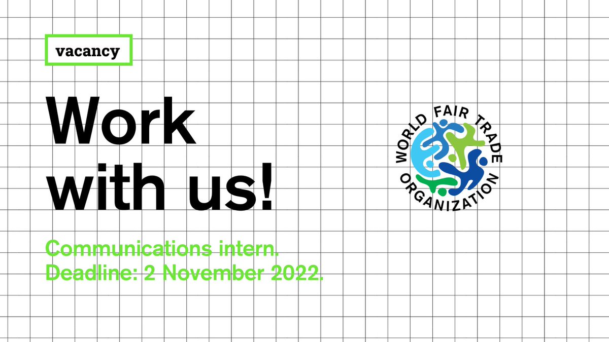 We are looking for a creative mind with a #FairTrade mindset to join us for 6 months (Jan-Jun 2023)! The position is based in Culemborg (NL), the working language is English. 💼 Send your CV and cover letter to info@wfto.com. Check our website to know more. #FairTradeJobs