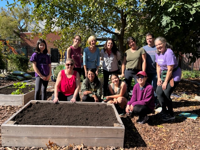 L&amp;M staff gathered for a community service day to help refresh the Girard Children's Garden in DC - Thanks <a href="/CityBlossoms/">City Blossoms</a> for organizing!