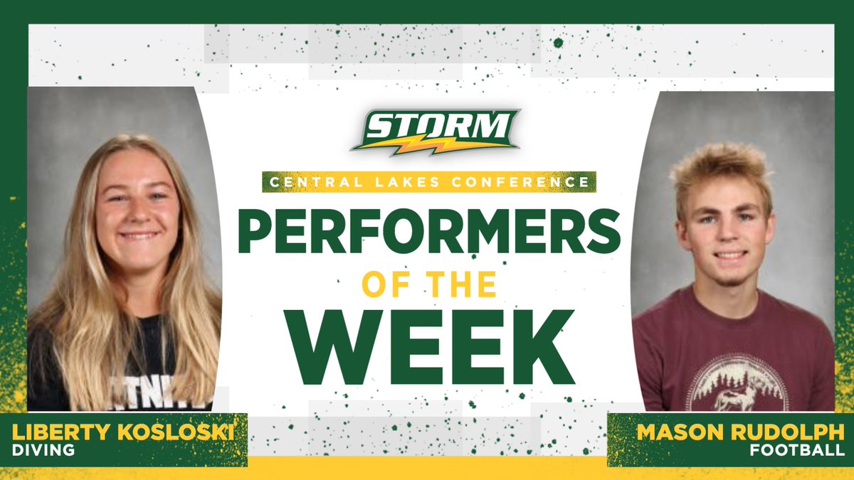 SRRStorm's tweet photo. Congrats to Liberty and Mason for earning CLC Performer of the Week Honors! #StormForward https://t.co/oXHFSgJBqC