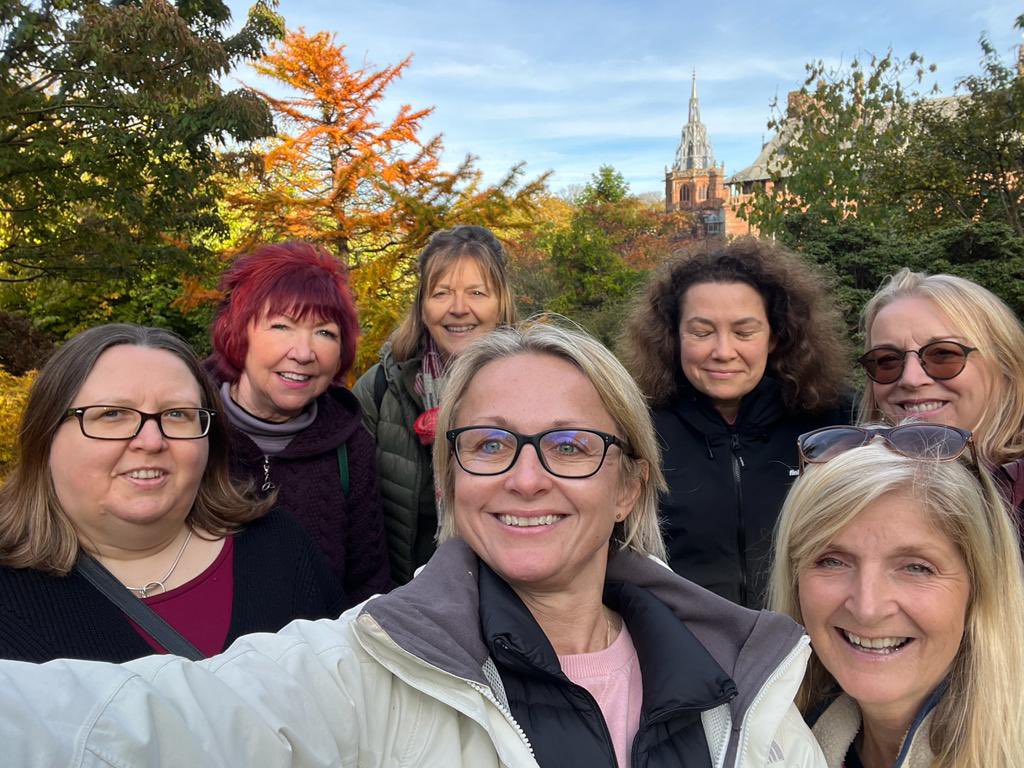 AmyLHill74's tweet photo. @RevRichardColes hello from the #isleofbute and this years #fireandrain #soulspa widows. Some attendees were inspired by your programme. We hope you are doing ok. https://t.co/HzdVBIpvvr