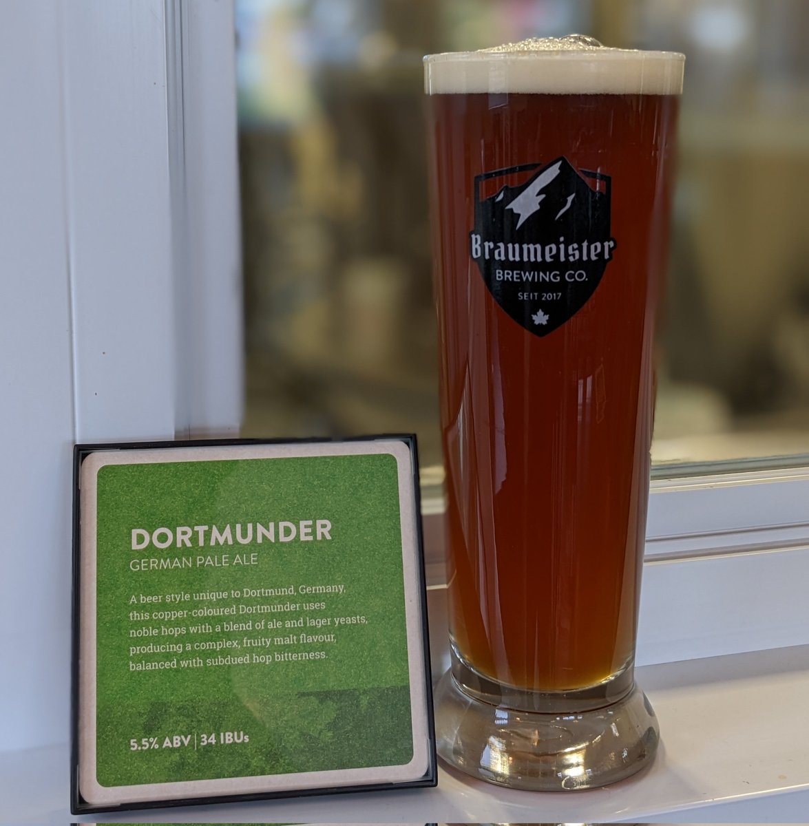 BraumeisterBeer's tweet photo. IT'S BAAAAACK! One of our most popular seasonals has returned on draught at the taproom in Carleton Place and the @braumeisterbierhalle in Hintonburg. Cans will be available by this weekend! https://t.co/OaTU1gtDQu