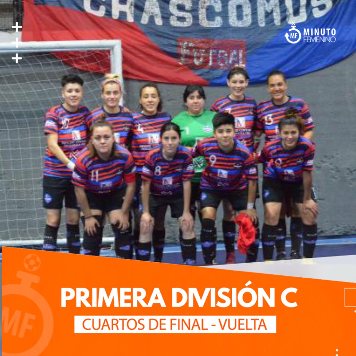 minutofemenino's tweet photo. #PrimeraC | ⚽️ Chascomus y Alvear accedieron a las semifinales del Torneo de Primera C. 🙌

Chascomus 1-1 Villa Malcolm (3-1 global) 
Arsenal 1-4 Alvear (2-5 global)
17 de Agosto - Ezeiza (Suspendido a la espera de resolución de AFA)

📸 @ChascomusFutsal https://t.co/vkq5rWYTZE
