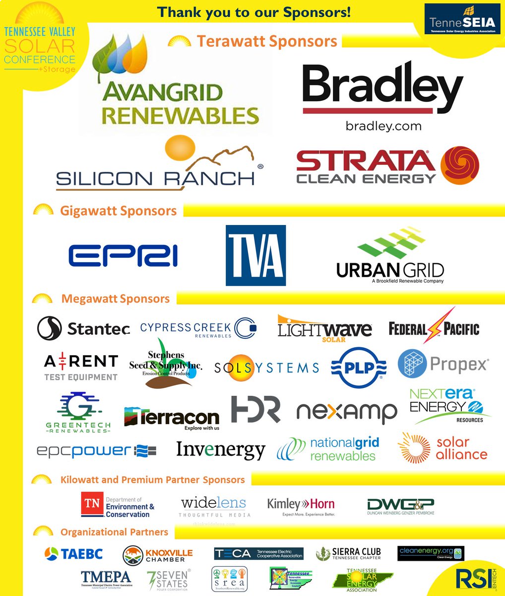 TNSolarAssoc's tweet photo. Be our guest at the TN Valley Solar Energy Conference and get $50 off! https://t.co/fOPqULOGEp https://t.co/11ut1qF2hm