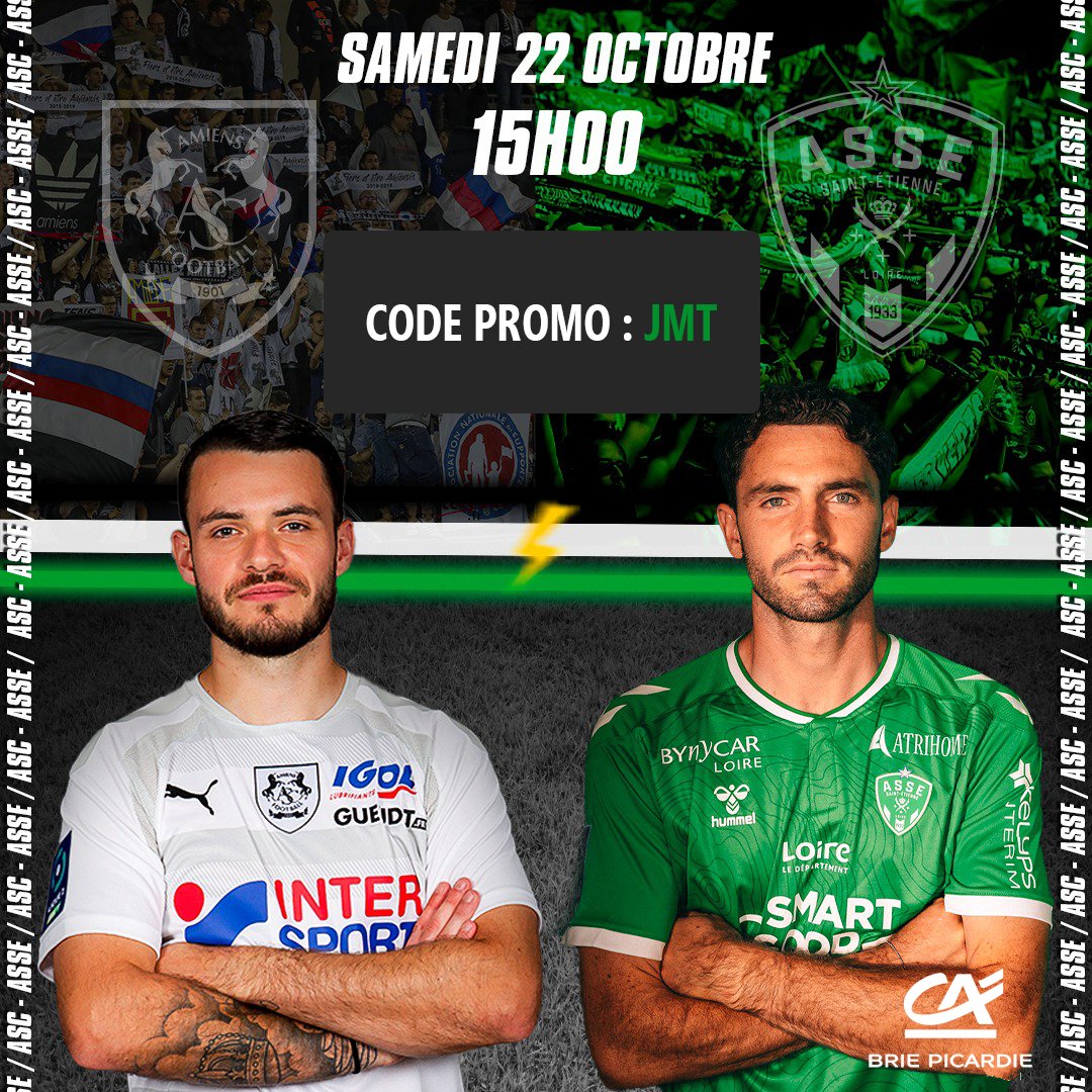 CA_BriePicardie's tweet image. ⚽ Parce que le @CA_BriePicardie soutient le territoire et ses acteurs, nous serons derrière l’@AmiensSC. Grâce au code promo : JMT, les places sont accessibles à 9€ en tribune Est. 🌳 

👉 Pour en profiter :
Rendez-vous sur la billetterie juste ici : amiensfootball.com