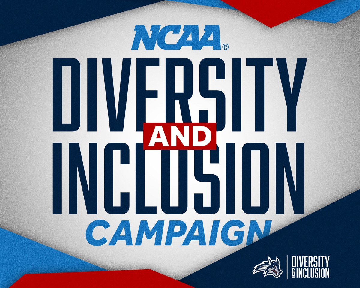 We are proud to support the fifth annual @NCAA Diversity and Inclusion Social Media Campaign! 🌊🐺 x #NCAAInclusion