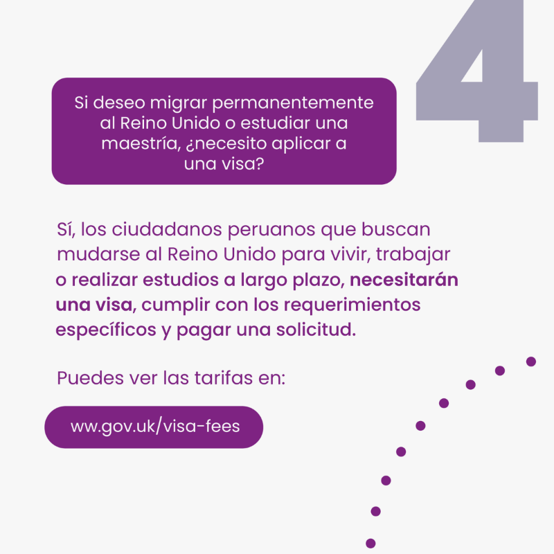 UKinPeru's tweet photo. ¡5 puntos clave para viajar al 🇬🇧 sin visa!
   
A partir del 9 de noviembre, los peruanos podrán visitar el Reino Unido por periodos menores a 6 meses sin tramitar una visa.

¿Qué significa esto? ¿Qué hago si mi visa ya está en trámite?

Estas y otras respuestas aquí 👇
