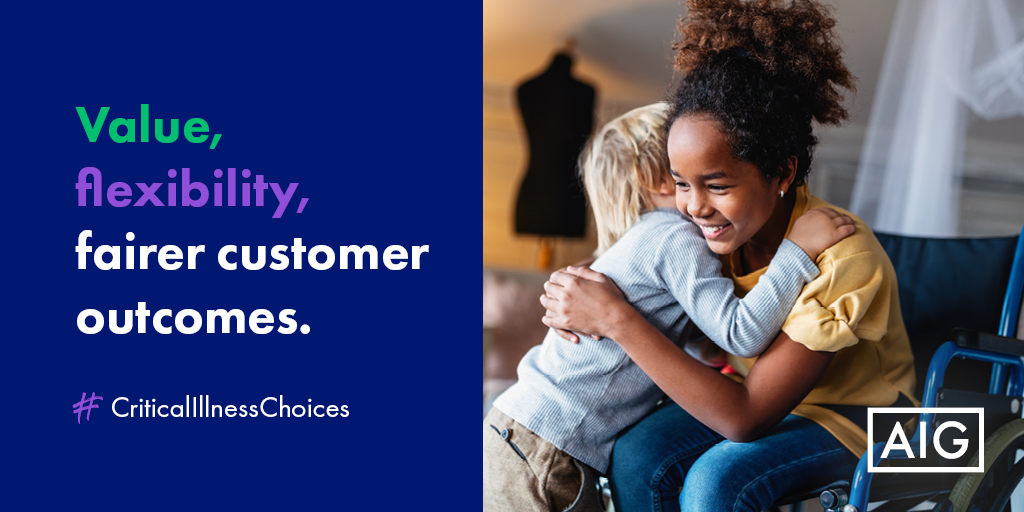 The #Criticalillness market can seem complicated.
The #Product purpose is quite straightforward.
@AIGLifeUK is making #Criticalillness #Insurance easier to understand with #CriticalIllnessChoices
Speak to your account manager or send me a message #WhyAIG #IWorkForAIG