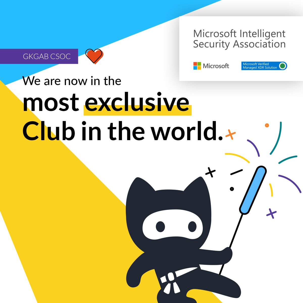 glueckkanja_'s tweet photo. .@glueckkanjagab erhält den #Microsoft Verified MXDR Solution Status als weltweit einer von drei Partnern. Diese Auszeichnung ist der beste Beweis für unser zuverlässiges Angebot an #MXDR Services, insbesondere für unser Security Operation Center (SOC).

https://t.co/HEIjdLlxTM https://t.co/rwmP4ezC6Z