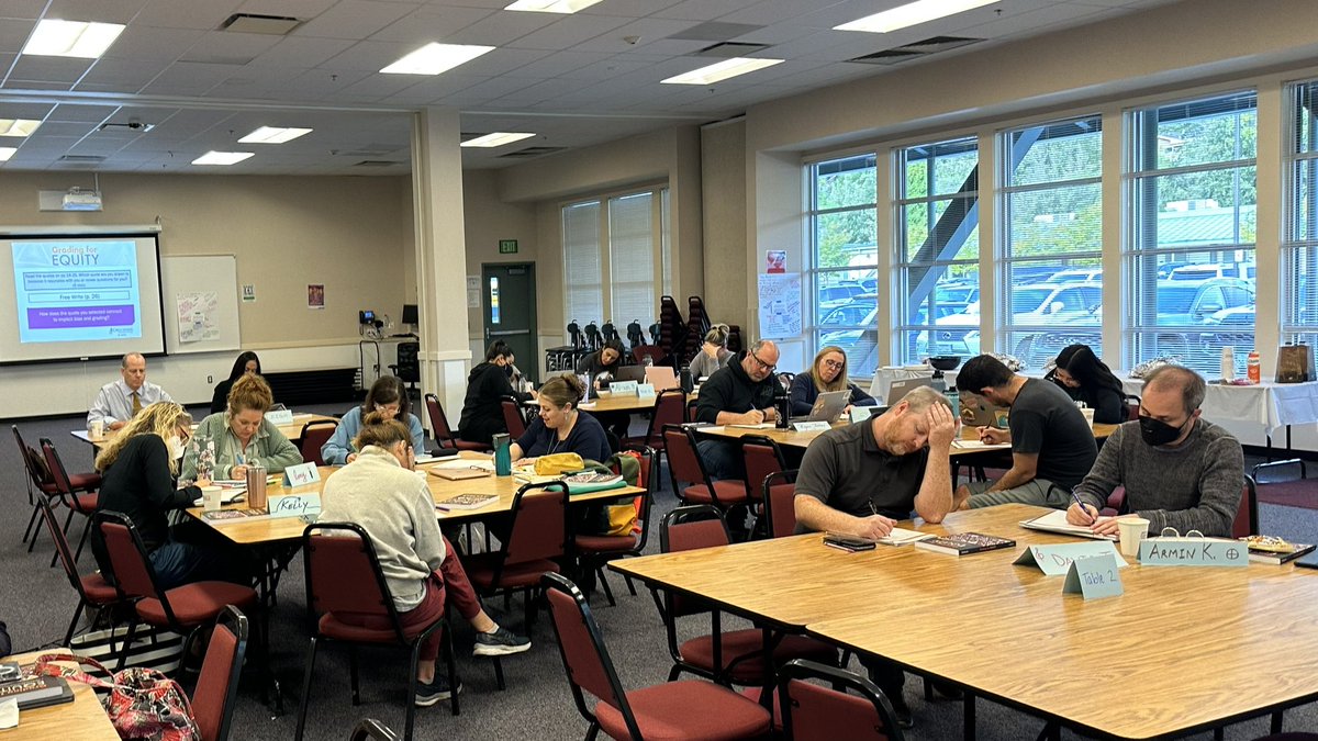 NikoleJoshi's tweet photo. Thank you, @AUHSD teachers for spending two full days with me last week for rich conversation and activities centered around equitable grading. You have a powerful and experienced group of teachers that are excited to transform their grading practices! @CrescendoEdGrp https://t.co/2BG9FihQI3