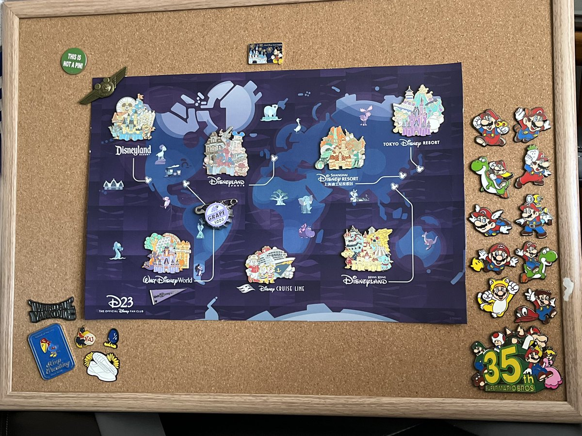 KneisGuy's tweet photo. Got a new board to display my pins!! https://t.co/8LWduQnrmv