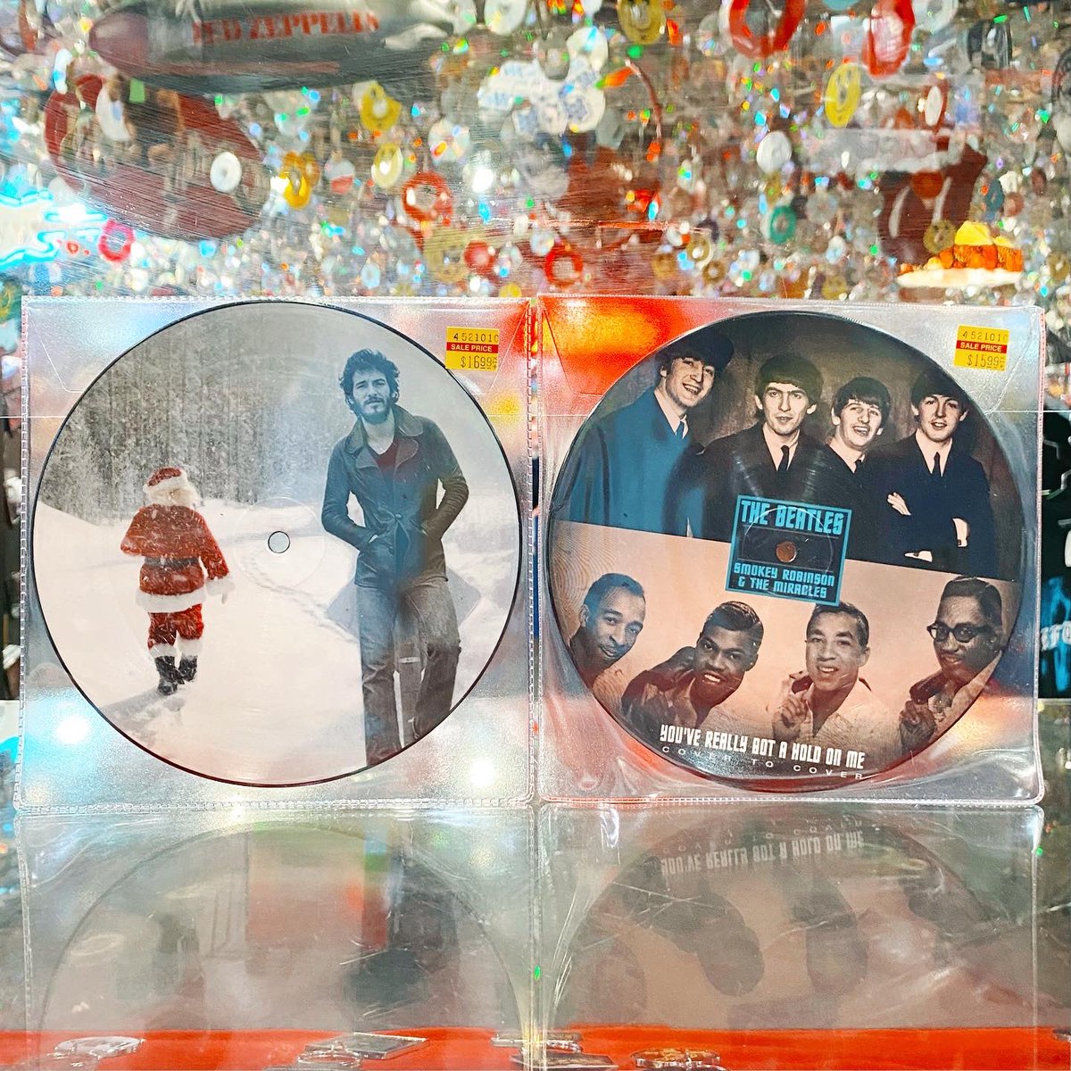 rlnstonesmusic's tweet photo. We’ve got some cool picture disc LPs in stock at the moment!🤩Britney Spears’ “…Baby One More Time”, Deftones’ “White Pony 20th Ann.”, Prince’s “Purple Rain”, and more! #picturediscvinyl #shopsmall https://t.co/eDY3h5nwMr