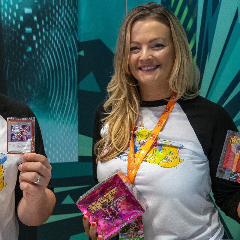 eBay's tweet photo. #NYCC was a blast! One of our favorite moments was live shopping @MetaZooGames with @dondiegotrading and Bailey from Live Poké Auctions. If you joined the livestream, let us know if you picked up a deck! 

We’ll be back with more #eBayLive 🎥