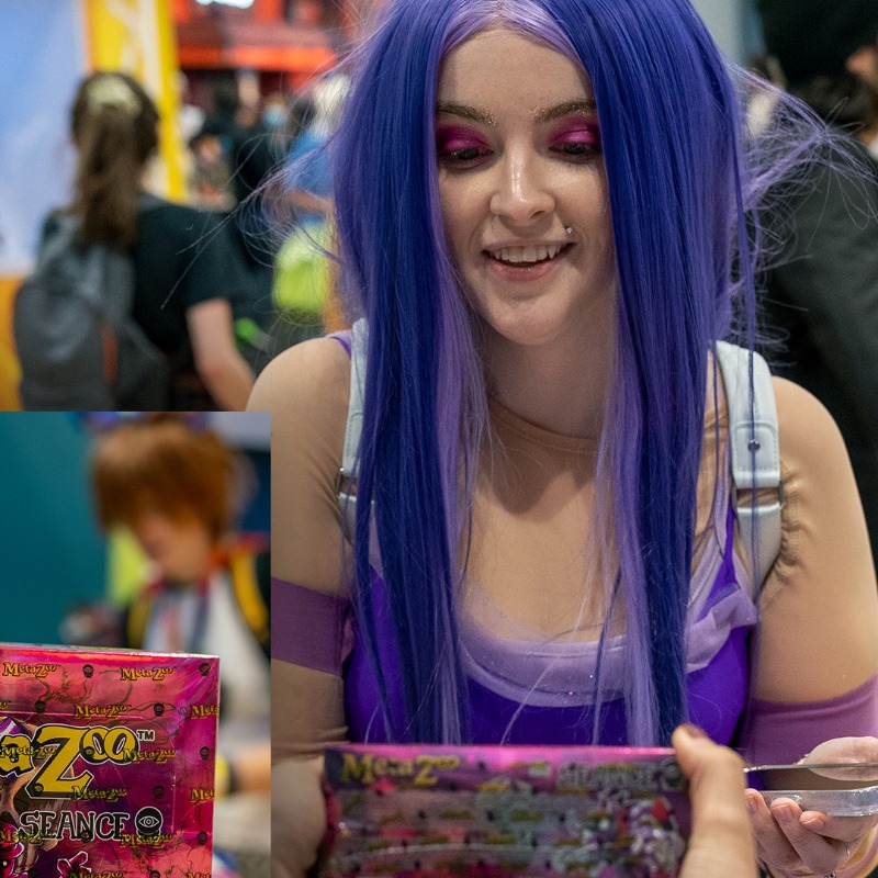 eBay's tweet photo. #NYCC was a blast! One of our favorite moments was live shopping @MetaZooGames with @dondiegotrading and Bailey from Live Poké Auctions. If you joined the livestream, let us know if you picked up a deck! 

We’ll be back with more #eBayLive 🎥