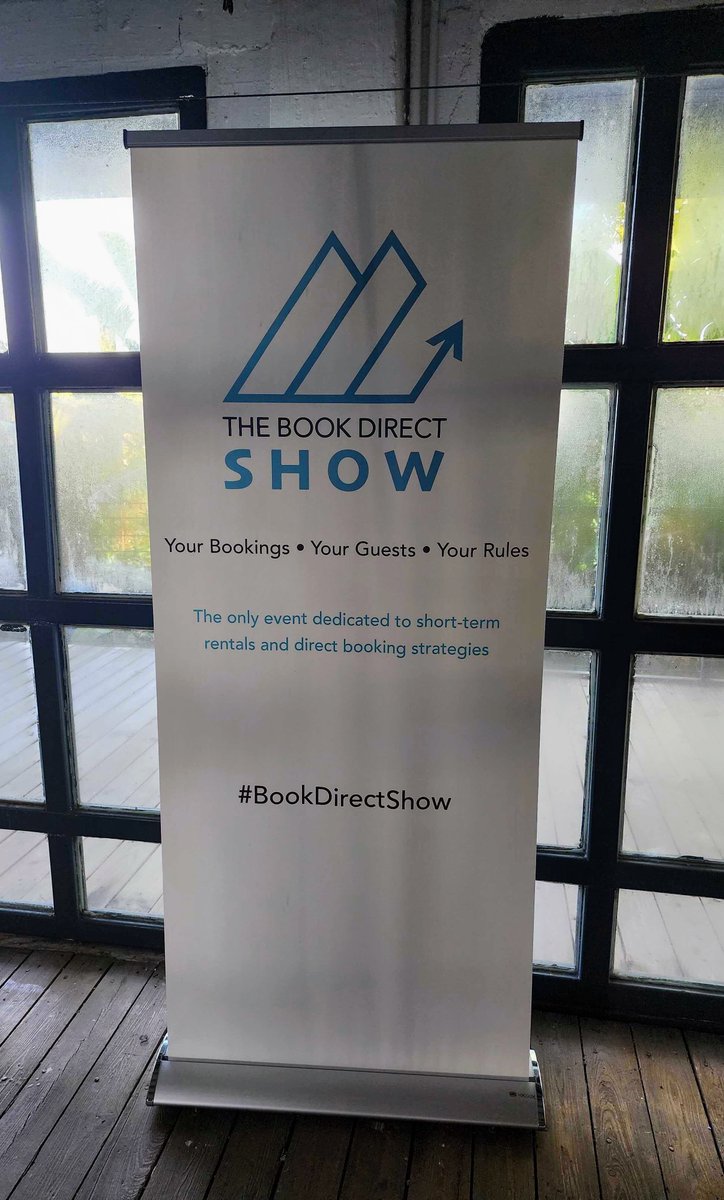Guesty's tweet photo. Caught in action 📸 Our very own Enterprise Sales Executive Larry Harrison repping Guesty at the @BookDirectShow 2022 in Miami! 🐬

Attending the event? Be sure to visit us at booth #6 👋

Schedule time with us for tomorrow (Weds, 10/19) 
https://t.co/tFw96eUwey

#BookDirectShow https://t.co/i5aw9vvflf