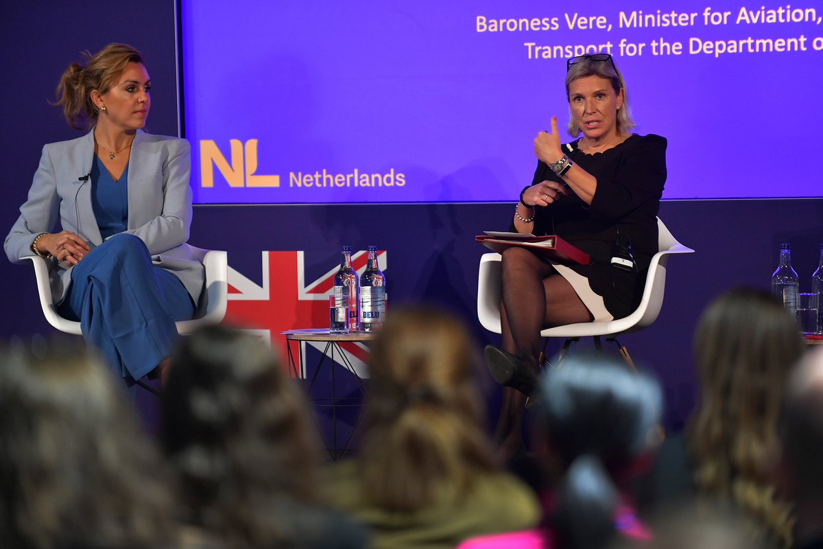 CharlotteV's tweet photo. I was delighted to join Environment Minister @vivianneheijnen, to open their Mission to the UK on Sustainable Mobility this morning, as we work to our shared goal of clean travel. As #SmartPartners & #NorthSeaNeighbours we’re committed to tackling climate change together. https://t.co/7m8hzcEHnW