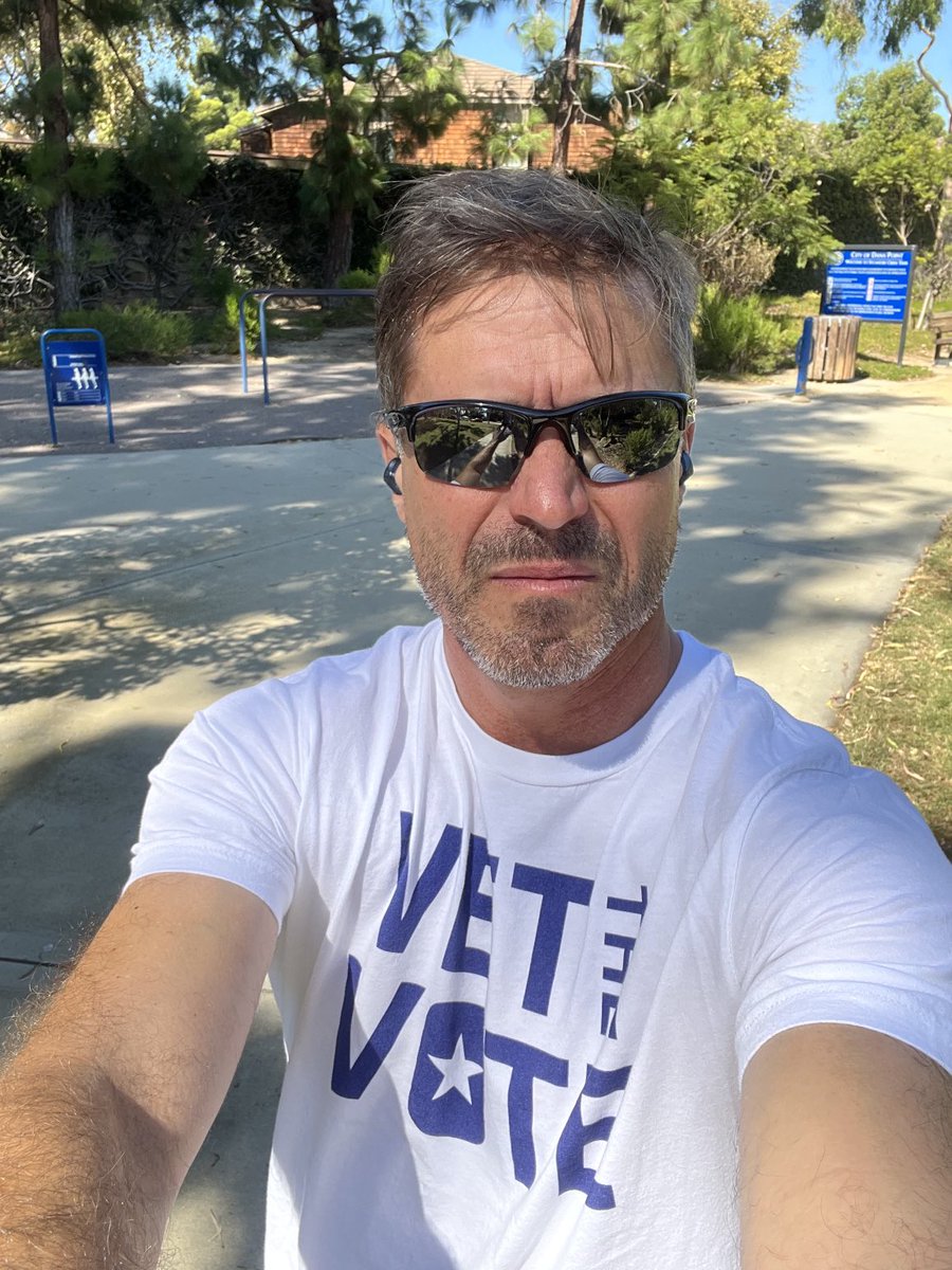 I’m not going to be home for #ElectionDay so I submitted my ballot in a drop box while rocking my #VettheVote T-shirt. ⁦<a href="/wetheveterans/">We the Veterans & Military Families</a>⁩ ⁦<a href="/1st_amend/">1st Amendment Voice</a>⁩ ⁦@VettheVote⁩ ⁦<a href="/Vets4AmerIdeals/">Vets for American Ideals</a>⁩