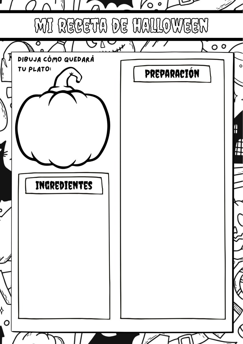 Julia_Gonzalez_'s tweet photo. Recetario de Halloween https://t.co/i8KlLzT9Va