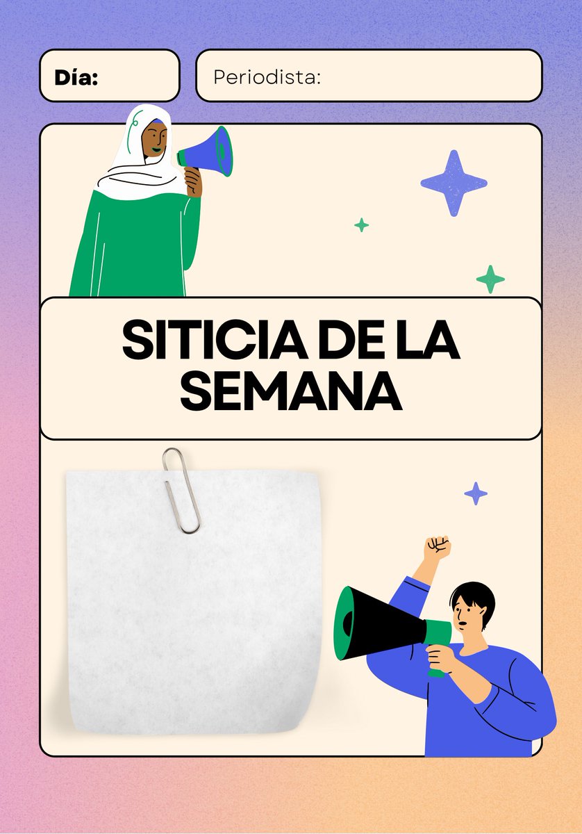 Julia_Gonzalez_'s tweet photo. Póster de biblioteca para crear un noticiero positivo semanal https://t.co/jKdLEmUGIL