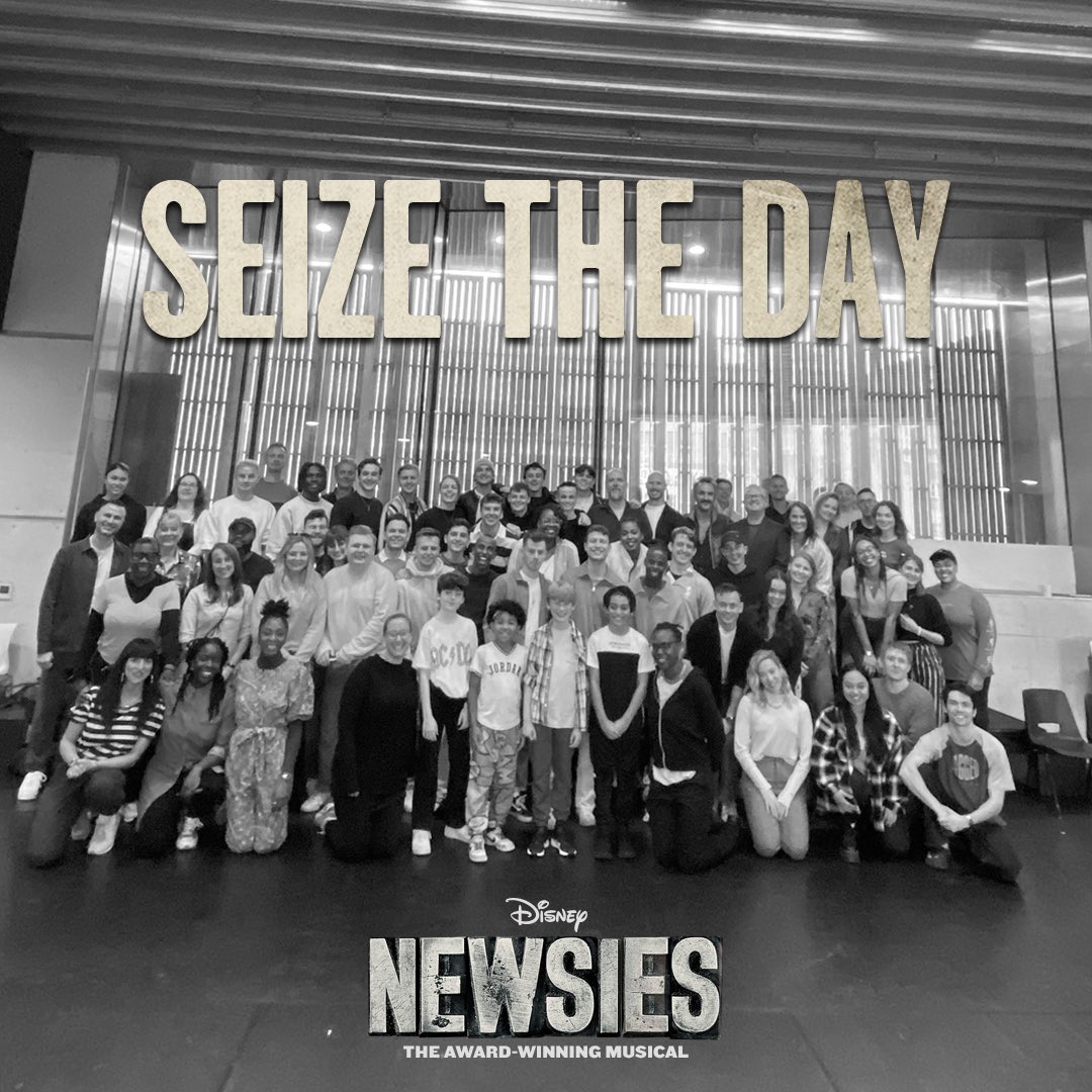 Team Newsies are ready to seize the day and start rehearsals 📰 We can’t wait to share this incredible show with you @troubadourwpark next month.