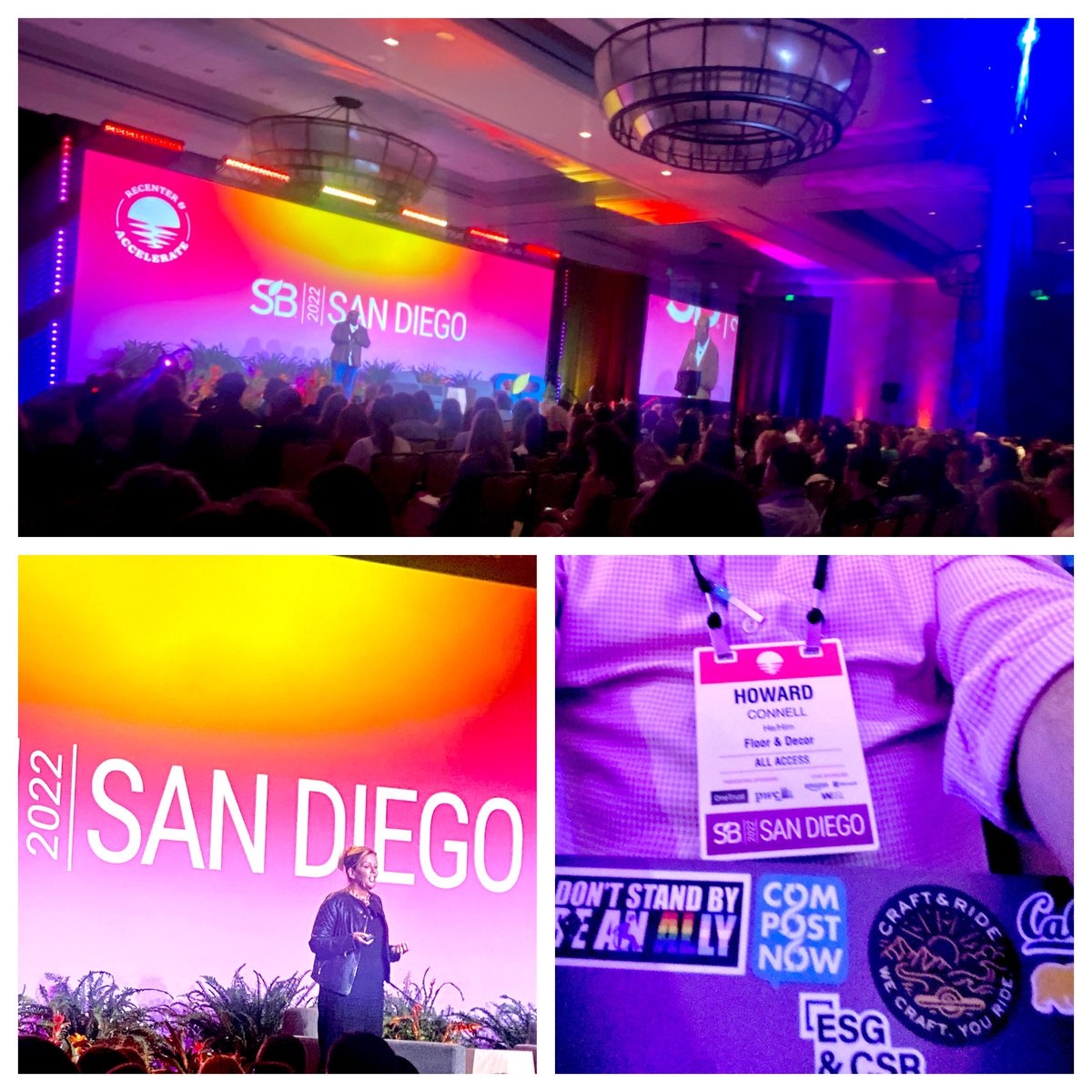 Howard_Connell's tweet photo. Excited to be back at Sustainable Brands flagship conference, now representing @flooranddecor. Working towards a sustainable future for all. #SB22 @Forum4theFuture @sallyuren @Koann @AndrewWinston https://t.co/HvQCWkpA1B