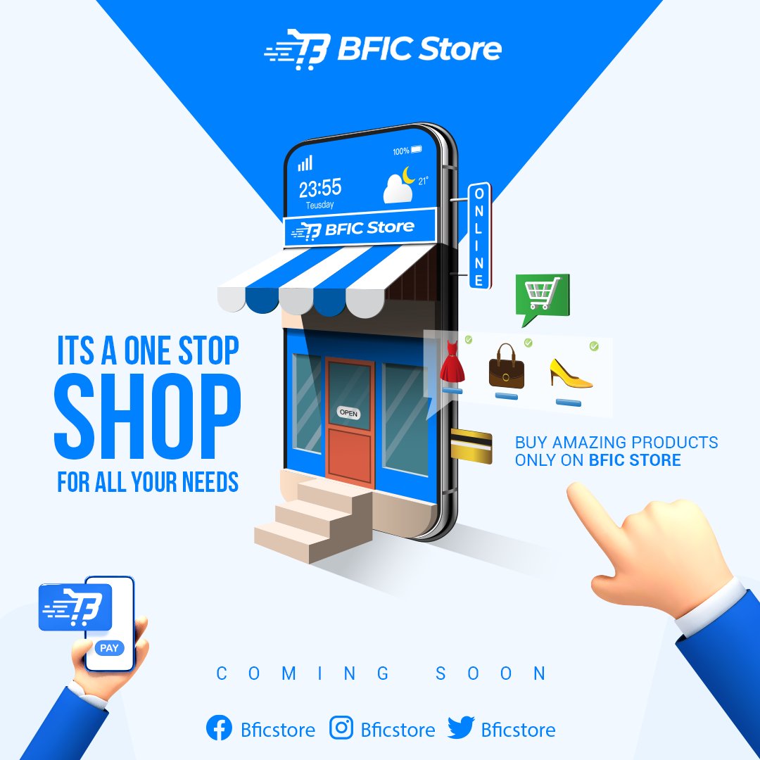itsBStore's tweet photo. 𝘽𝙁𝙄𝘾 𝙨𝙩𝙤𝙧𝙚 is your one stop shop for all your needs. Be confident with our exceptional service and guaranteed original products. Coming soon !
Facebook ⤵️
• https://t.co/LmYPuSyz4E
Twitter ⤵️
• https://t.co/dg9BqE4t35
#bfic #bficstoreofficial #bficstore #comingsoon https://t.co/x0AKiHqCCk