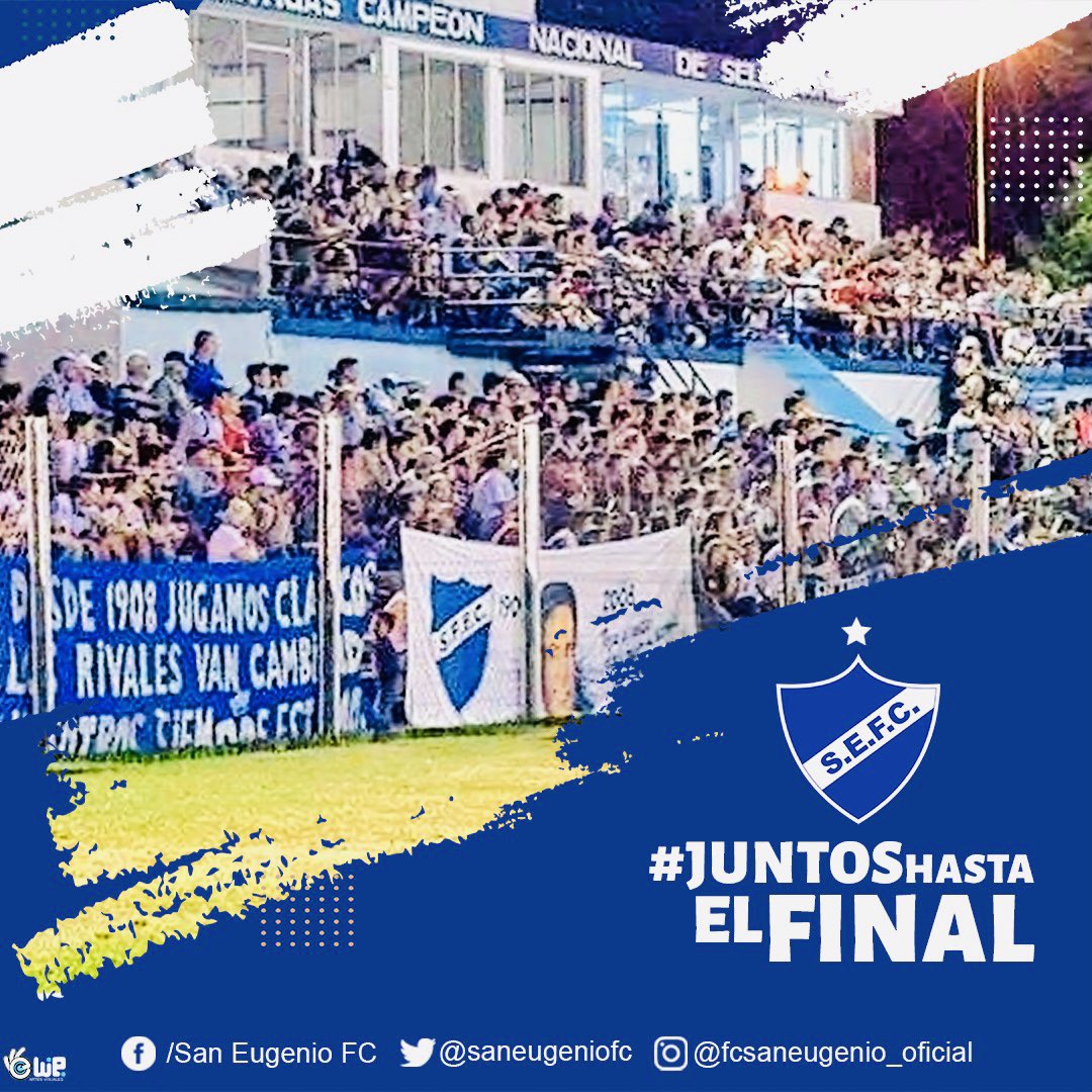SANEUGENIOFC's tweet photo. 🔜𝐏𝐫𝐢𝐦𝐞𝐫𝐚 𝐝𝐢𝐯𝐢𝐬𝐢𝐨́𝐧!

Fijada la #4taFecha para el Decano!

📅Domingo 23/10
🏟️Matías González
⏱️16:30
🆚Wanderers

#JuntosHastaElFinal
#114Años
#PyD https://t.co/4YTqGVlS94