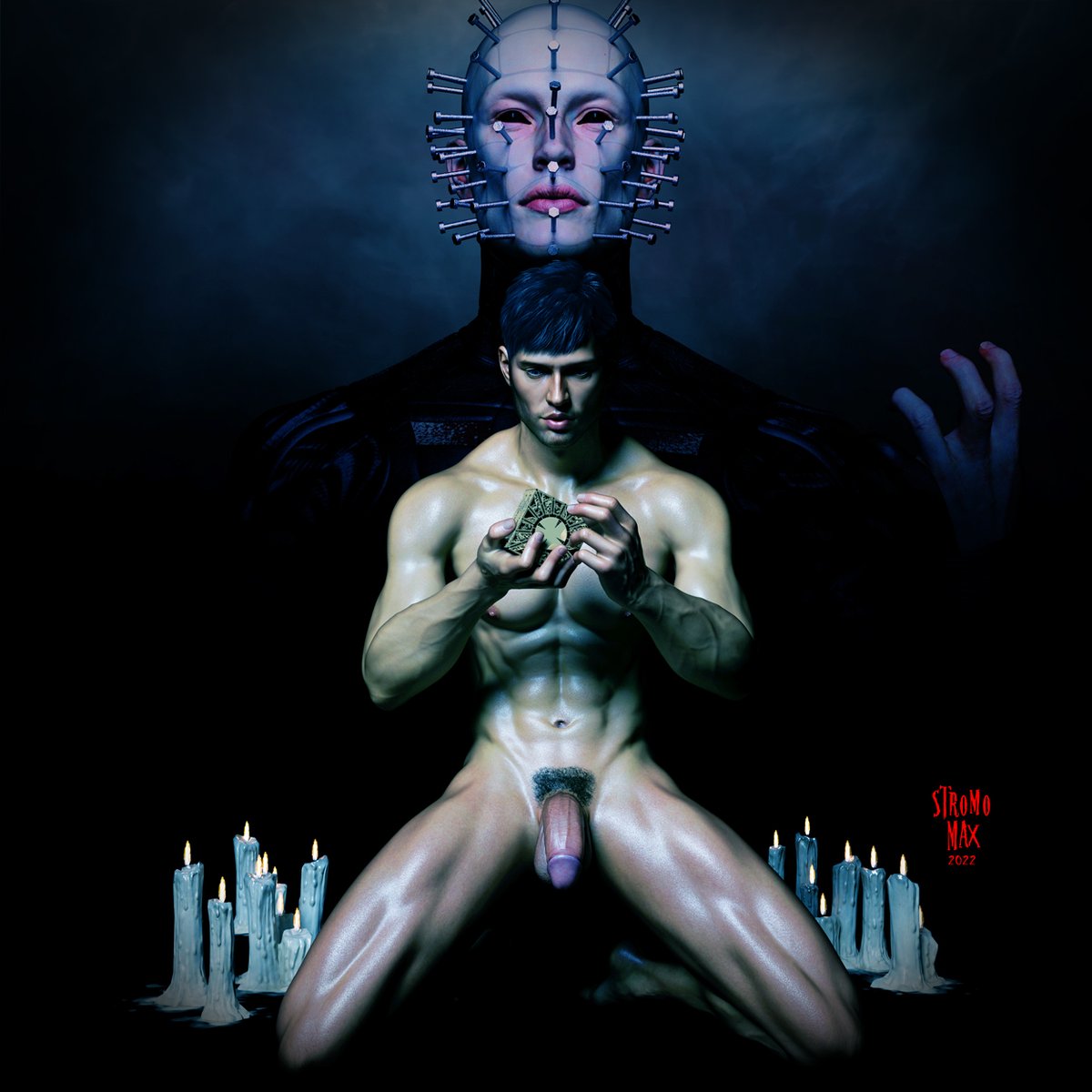 StromoMax's tweet photo. Hellraiser (Original) - "We Have Such Sights To Show You": Countdown to Halloween

#musclegay #gayart #muscledaddy #maleform #gay #gayart #gayhot #gaycomics #homoart #gayartist  #gaygeek #gayhunk #bubblebutt #stromoboy #gayhorror #gayhorrorfan #gayhalloween #hellraiser #pinhead https://t.co/NrB8bSV5Ui