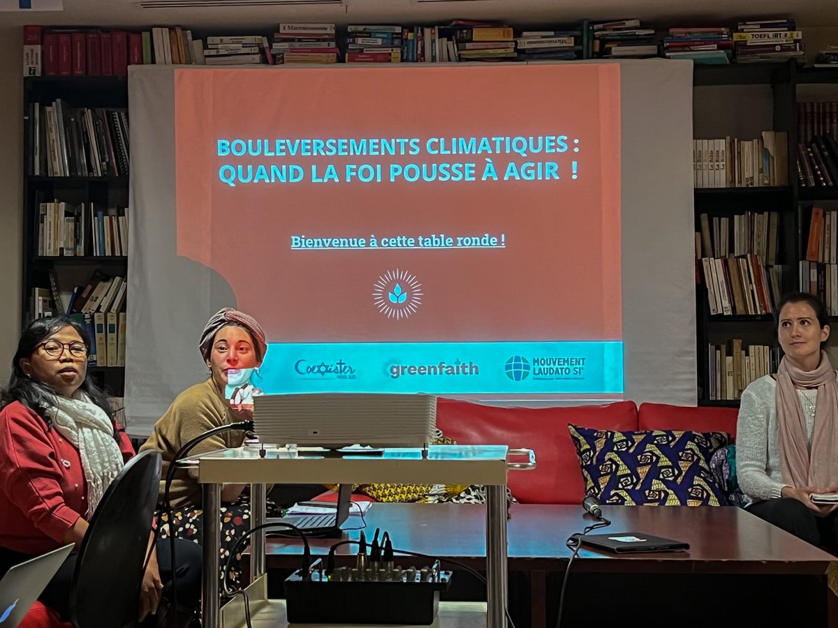 greenfaith_fr's tweet photo. "Climat, qd la foi pousse à agir" : Nombreux et grands MERCIS aux https://t.co/cbmqWQsMI4, https://t.co/OqA9fjCUTm et partenaires de notre table ronde de mercredi dernier !

@AEPP_Titon @CoexisterParis @MouvementLS @egliseverte @AyekaFrance @FPFclimat @NadafiHamdam @FitoussiTali https://t.co/Y8lytns0XF