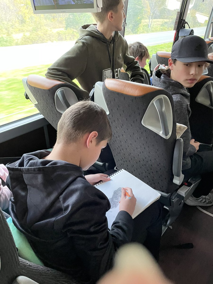 wilch_beth's tweet photo. What do students do on the bus for 7 hours? #bus4fun https://t.co/h3ASuMe5Lj