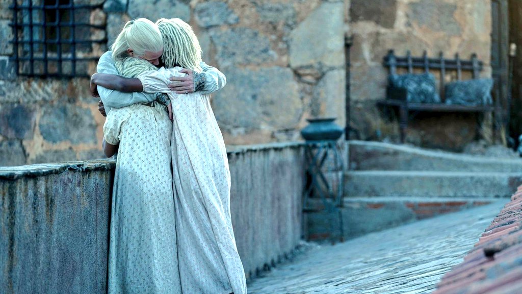 Mayham_H's tweet photo. GRRM said that Daemon is his favorite because he loves grey characters. Because for every flaw he has, he exhibits an even bigger quality. And so far he's been a good husband to Rhaenyra and a great father of eight. I need the writers to understand this!!! https://t.co/7CQ1cX3GJC