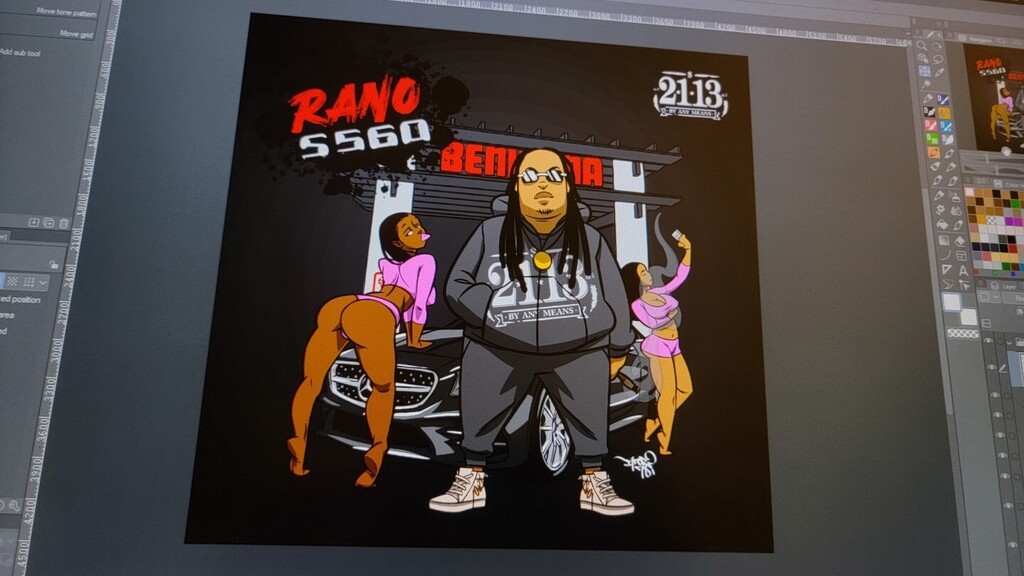 ronthegraphics's tweet photo. A couple of projects I did with the @by_any_means_rano Concepts by Rano Executed by yours truly... https://t.co/8ovGszsl9N