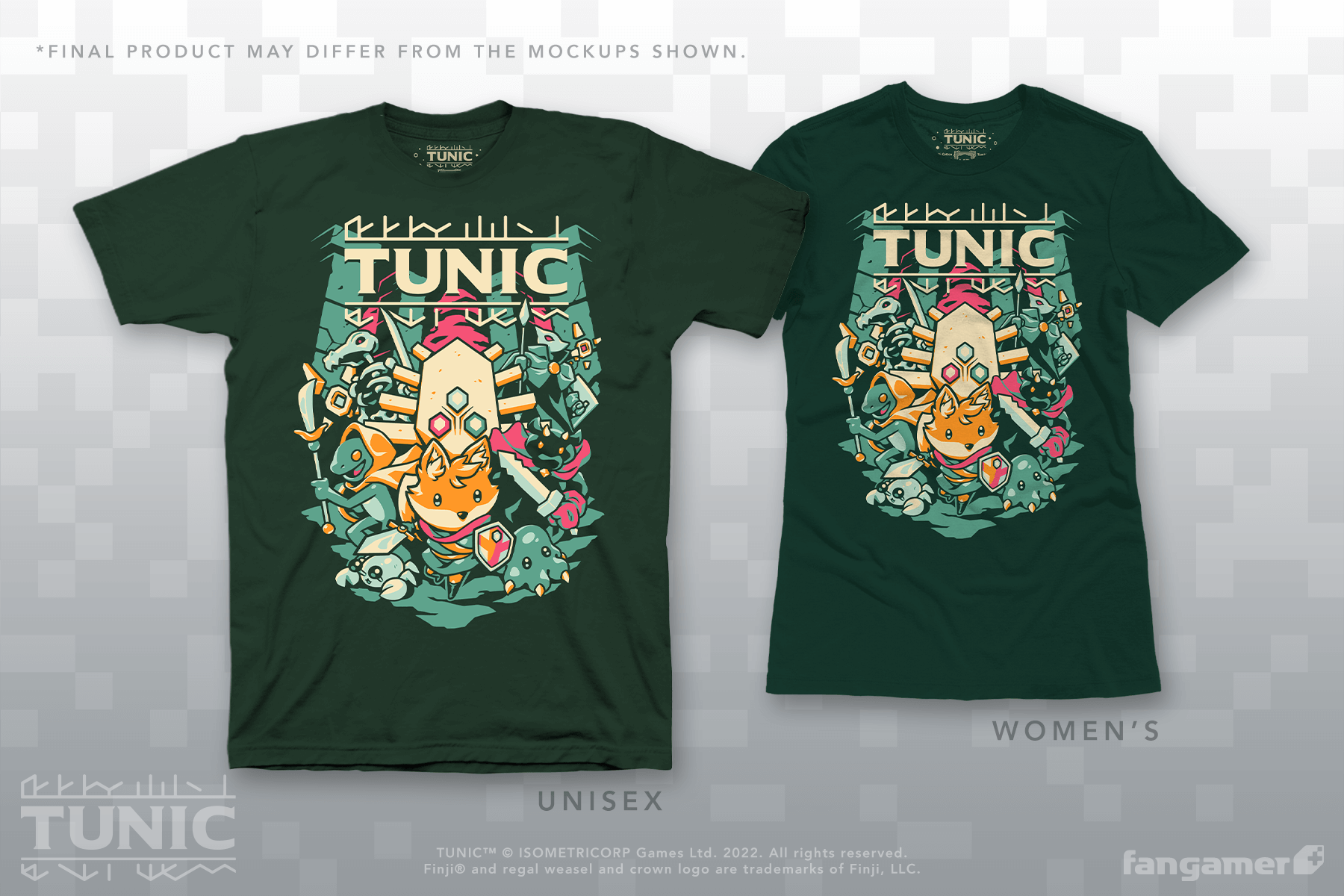 🦊 TUNIC 🦊 on X: 🦊⚠NEW MERCH⚠🦊 Surprise! We've got new TUNIC  merchandise just for you. Brand new clothing, plushies, and vinyls await.  Click through this thread to learn more:  /