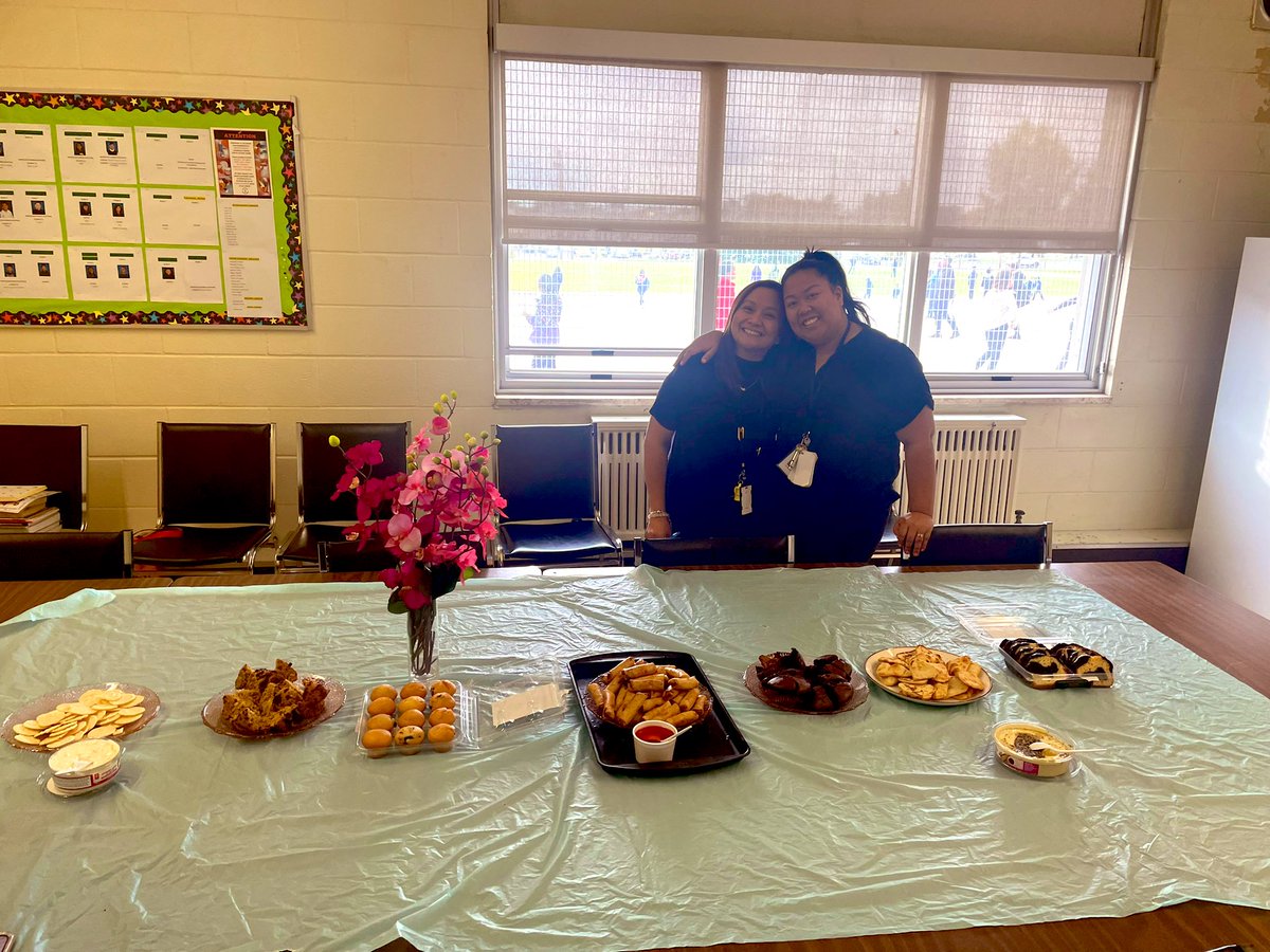 MRShirata's tweet photo. ECE day with @sy_lovella and I! So grateful to work with an amazing kindie team my @ms_e_reiser @Ms_NSarra  and all the staff at @stbarbara_tcdsb 
We couldn't do our jobs without teamwork! https://t.co/1219lQcVA6