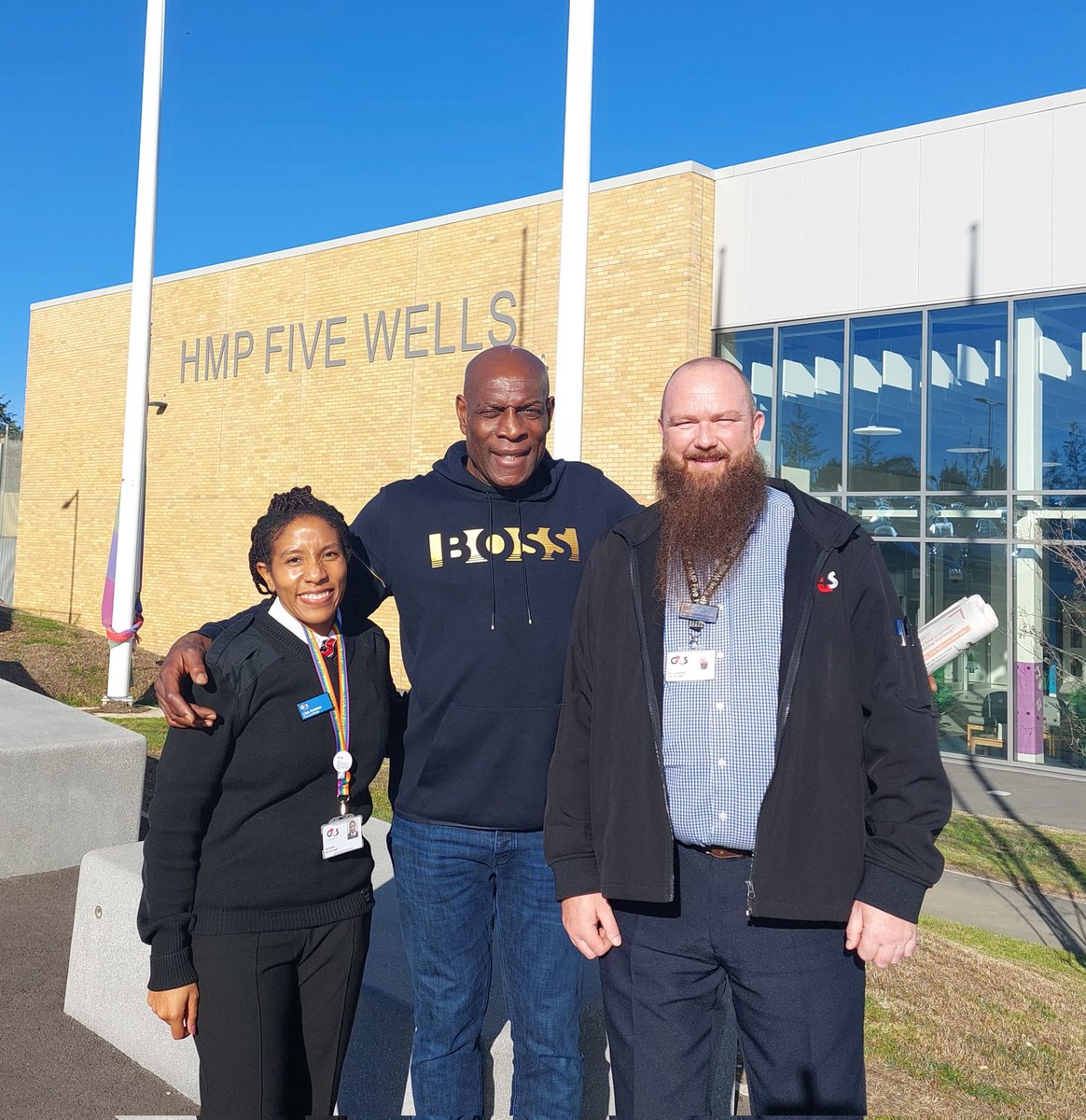 It was a pleasure to welcome Mr Frank Bruno MBE into HMP Five Wells today. it was great afternoon with Frank engaging with the Men and telling his story