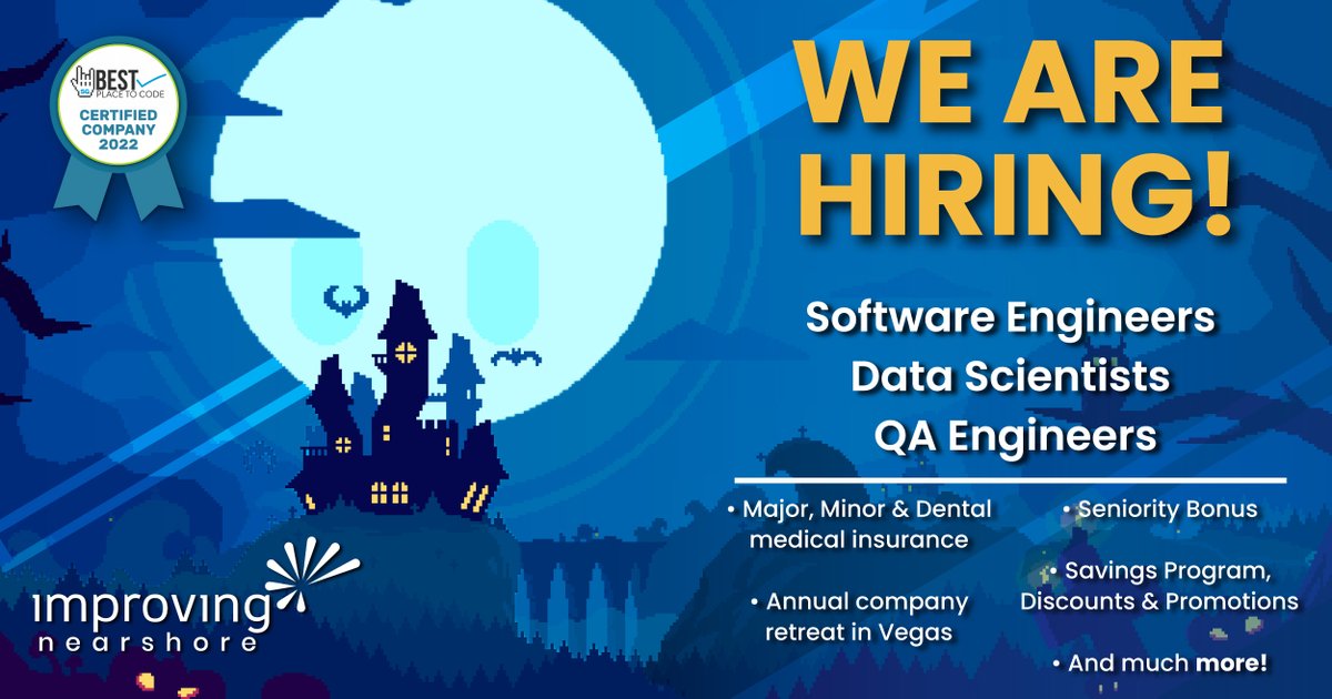 ImprovingMxJobs's tweet image. 🧑‍💻 We Are Hiring Software Engineers❗
➡️  hubs.li/Q01q2p2B0

#NetDevelopers #Javascript #Java #Xamarin #QAAutomation #PHP #DevOps #Golang #Python #ITAdministrator #UXDesigner #Developers #Engineers #Hiring #OpenPositions #RubyRails