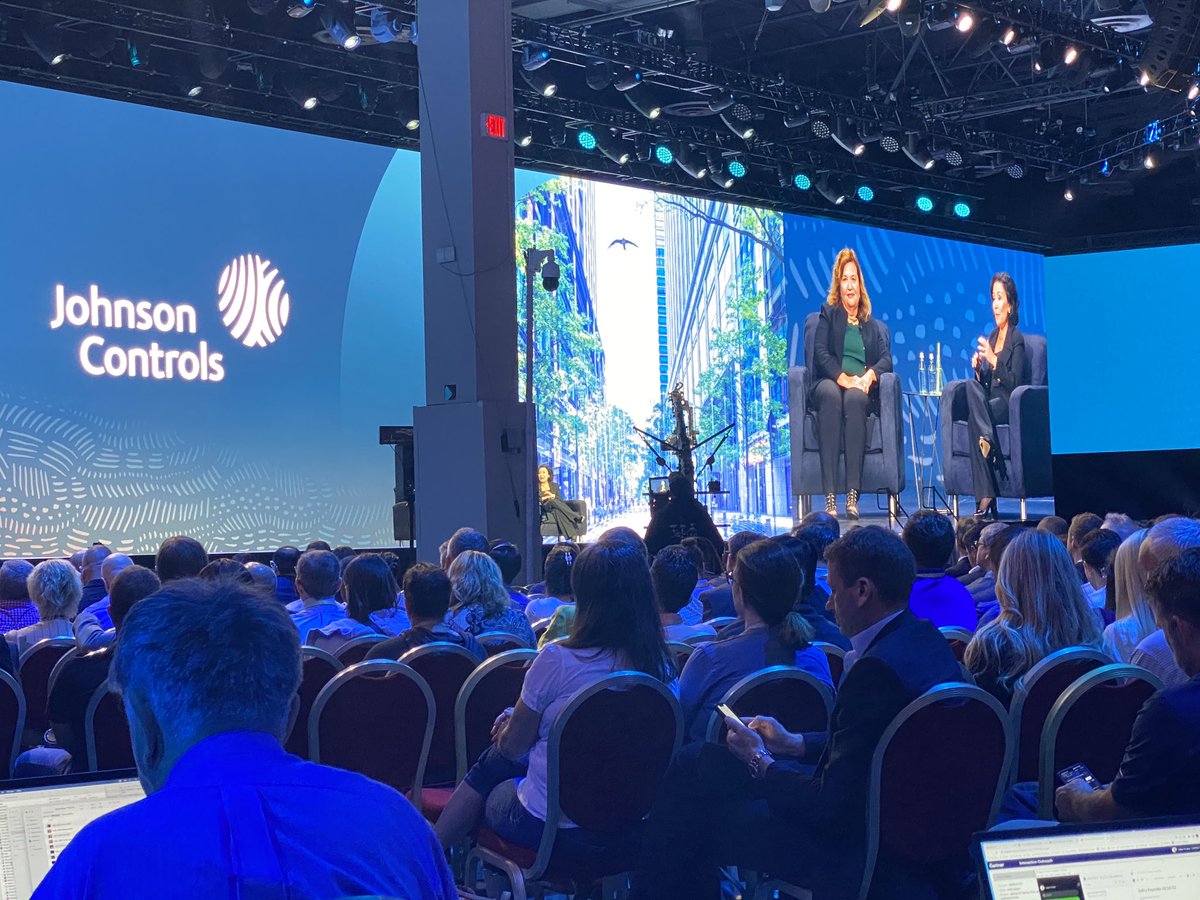“If we haven’t already started (to become a digital business), we are too late and we will be disrupted by the competition we know about and the competition we don’t know about.” - Johnson Controls CIO Diane Schwarz. #CloudWorld #OCW