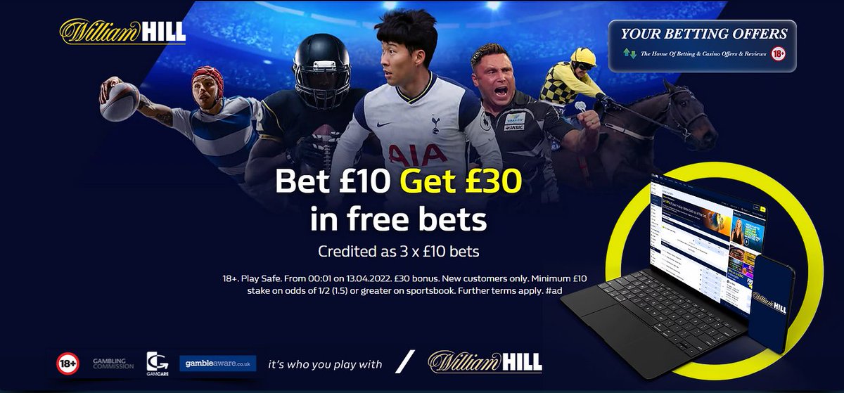Betting_Offers2's tweet image. Betting With William Hill
The World's Biggest Online Gambling Company

Sports Betting &amp;amp; Casino Games
Uk Link Below
campaigns.williamhill.com/C.ashx?btag=a_…

Rest of The World link
campaigns.williamhill.com/C.ashx?btag=a_…

.
.
#BHAFOR #NFL #EPL #football #GamblingTwitter
#sportsbetting #PremierLeague #CRYWOL ,9