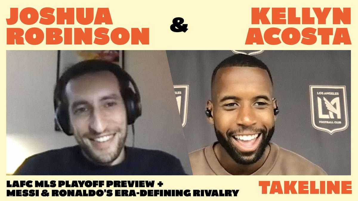 CrookedMedia's tweet photo. This week, #Takeline talks all things soccer. @KellynAcosta joins to discuss his career in MLS and on the USMNT. Then, authors @JoshRobinson23 and @CleggJon talk about their new book detailing Messi and Ronaldo's historical careers.
Listen today: https://t.co/ZvVgGhhJd5 https://t.co/rY2SfeGQf5